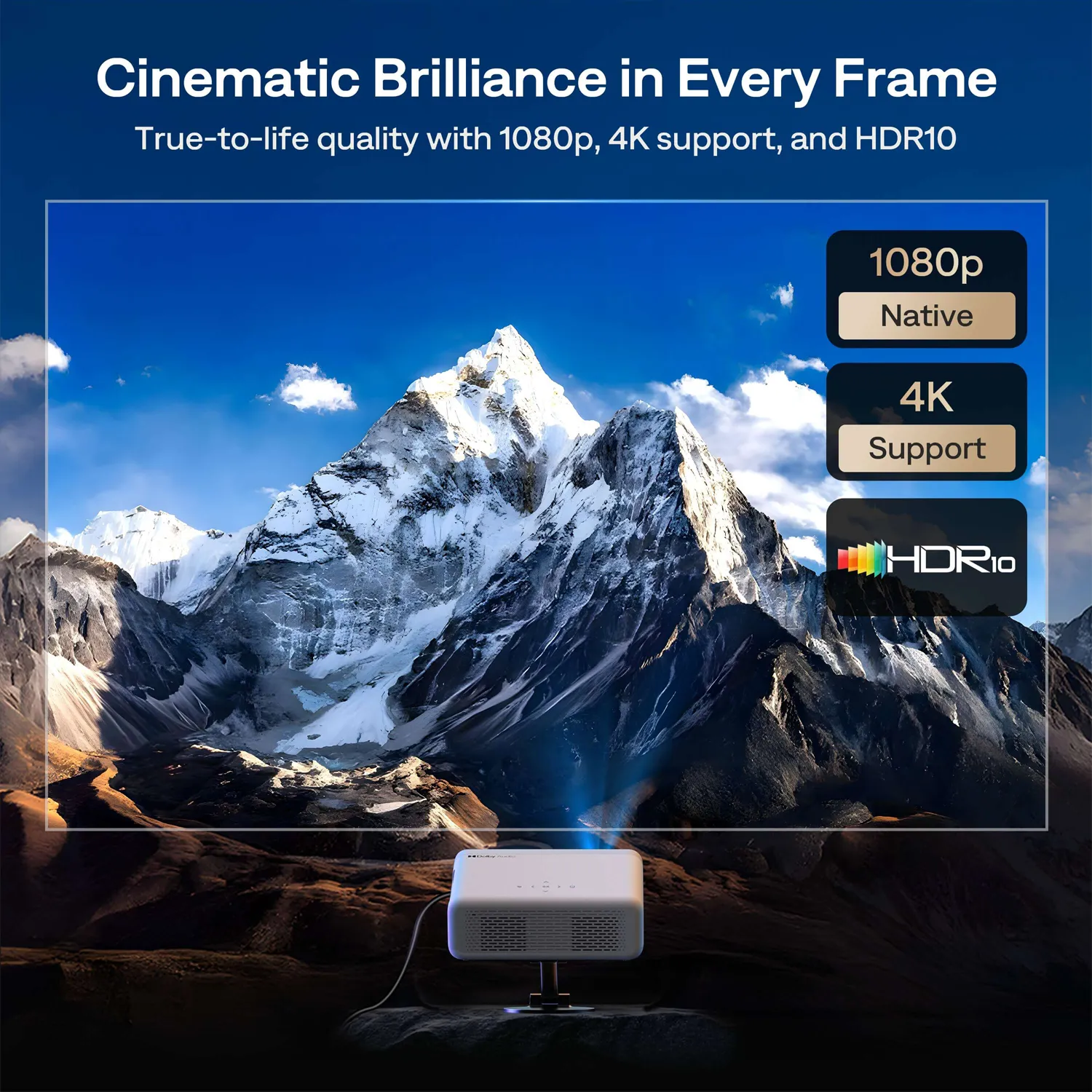 Aurzen EAZZE D1G Google TV Smart Projector - Image 3