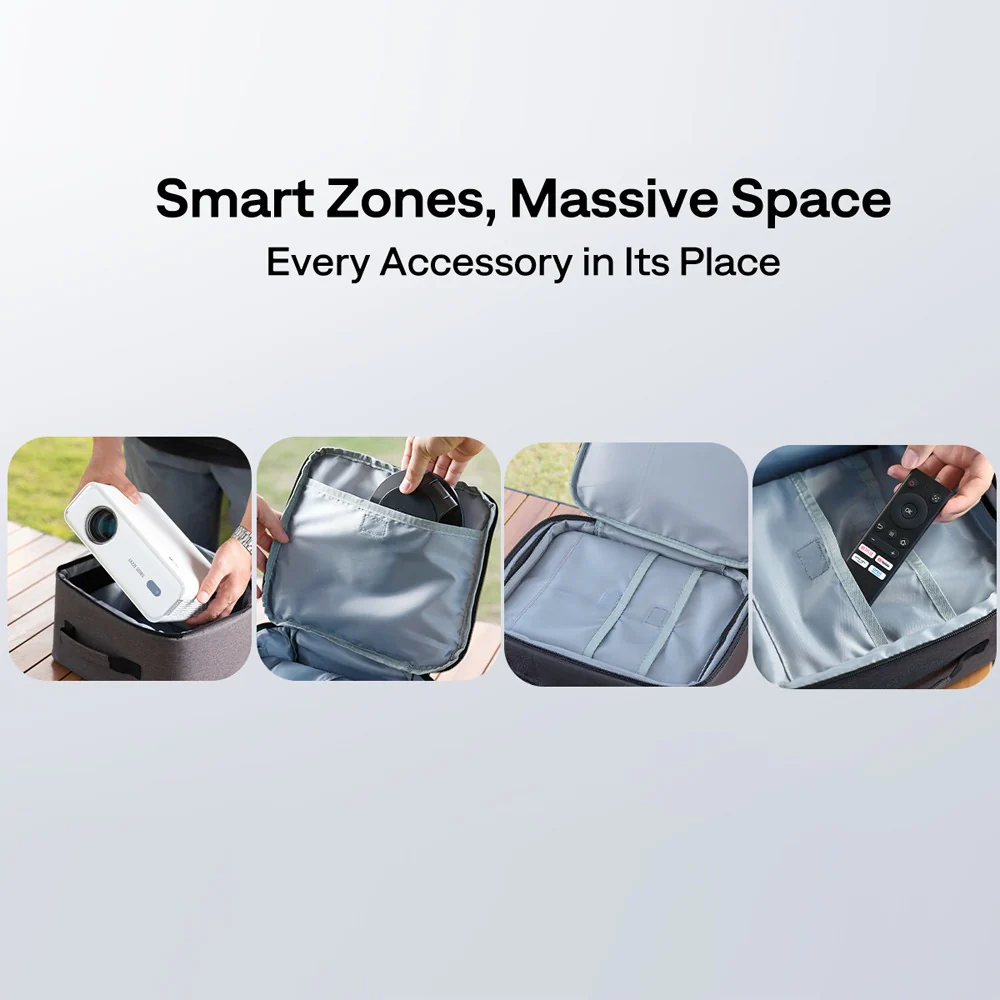 Aurzen Portable Carrying Case for EAZZE / Epson / BenQ Projector - Image 3